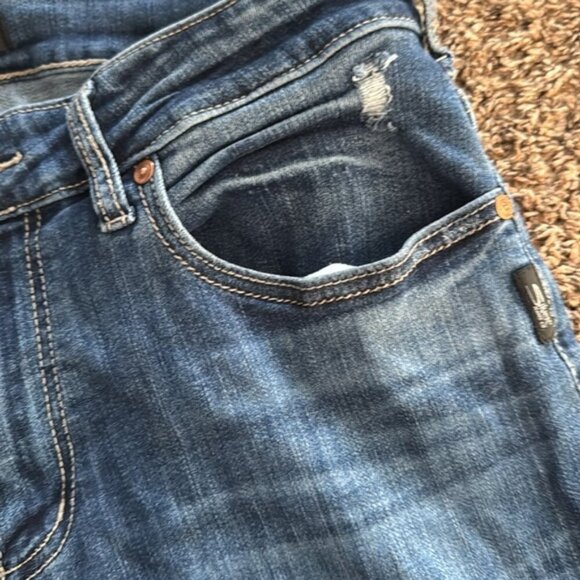 Silver Jeans 32 x 30 Medium Wash Allen Classic Fit Slim Leg - Picture 4 of 9